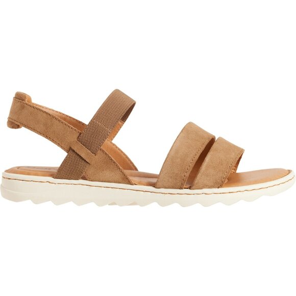 NEW Born Olly - Suede Open-Toe Sandals - For Women in taupe 7254s2 - Picture 1 of 5